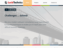 Tablet Screenshot of lucidtechnics.com